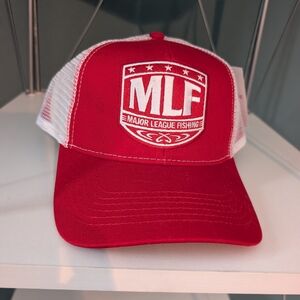MLF Red and White Trucker Hat